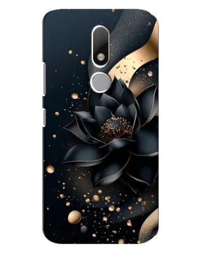 Чехол для Motorola Moto M с картинкой «Черный лотос»