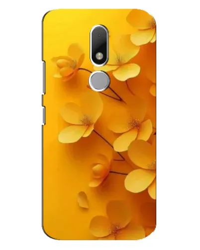 Чехол для Motorola Moto M с картинкой «Золотые лепестки»
