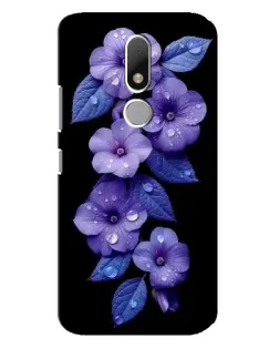 Чохол для Motorola Moto M з картинкою «Фіолетові квіти з росою» Чохол для Motorola Moto M з картинкою «Фіолетові квіти з росою»