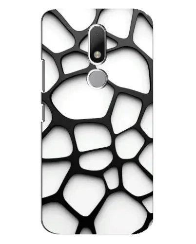 Чехол для Motorola Moto M с картинкой «Белая объемная сетка» Чехол для Motorola Moto M с картинкой «Белая объемная сетка»