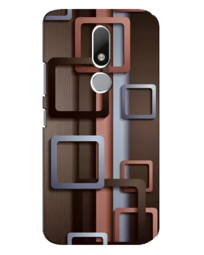 Чехол для Motorola Moto M с картинкой «Коричневые объемные квадраты» Чехол для Motorola Moto M с картинкой «Коричневые объемные квадраты»