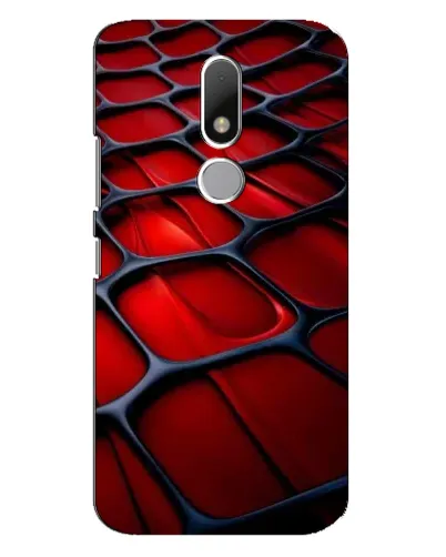 Чехол для Motorola Moto M с картинкой «Красная глянцевая сетка» Чехол для Motorola Moto M с картинкой «Красная глянцевая сетка»