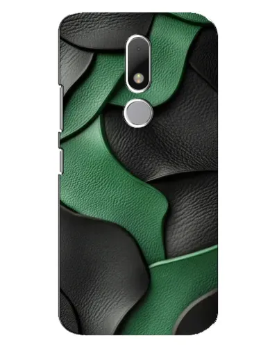 Чехол для Motorola Moto M с картинкой «Зеленые кожаные волны» Чехол для Motorola Moto M с картинкой «Зеленые кожаные волны»