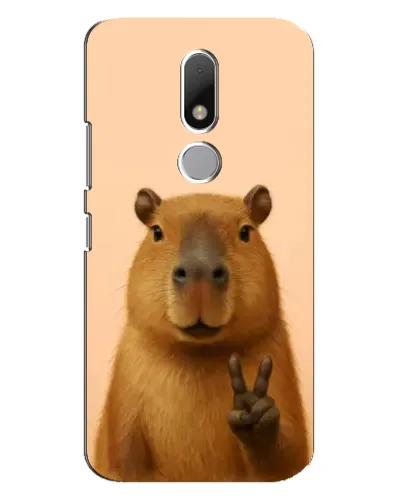 Чехол для Motorola Moto M с картинкой «Капибара виктория» Чехол для Motorola Moto M с картинкой «Капибара виктория»