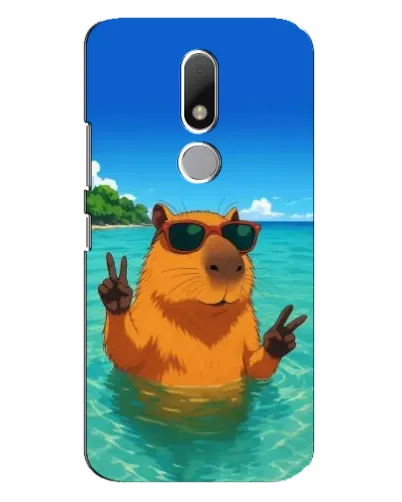Чехол для Motorola Moto M с картинкой «Морская капибара» Чехол для Motorola Moto M с картинкой «Морская капибара»