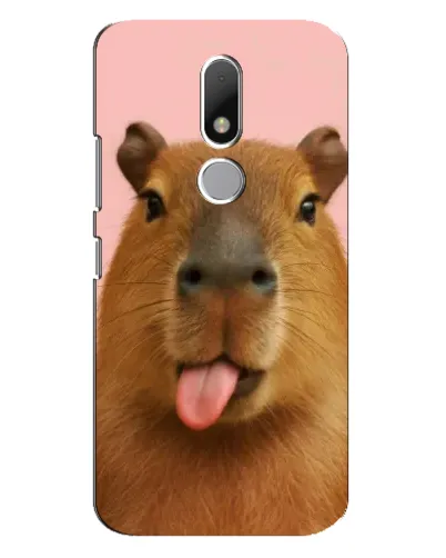 Чехол для Motorola Moto M с картинкой «Капибара с языком» Чехол для Motorola Moto M с картинкой «Капибара с языком»