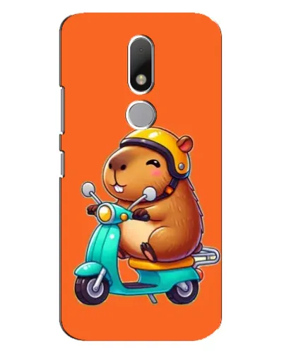 Чехол для Motorola Moto M с картинкой «Капибара на скутере» Чехол для Motorola Moto M с картинкой «Капибара на скутере»