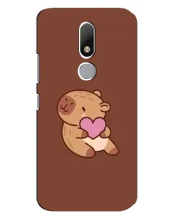 Чехол для Motorola Moto M с картинкой «Капибара с сердцем» Чехол для Motorola Moto M с картинкой «Капибара с сердцем»