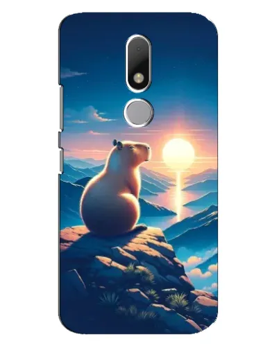 Чехол для Motorola Moto M с картинкой «Закат солнца с капибарой» Чехол для Motorola Moto M с картинкой «Закат солнца с капибарой»