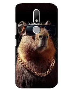 Чехол для Motorola Moto M с картинкой «Капибара золотая цепь» Чехол для Motorola Moto M с картинкой «Капибара золотая цепь»