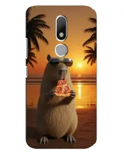Чехол для Motorola Moto M с картинкой «Капибара с пиццей» Чехол для Motorola Moto M с картинкой «Капибара с пиццей»