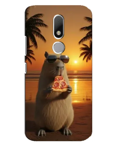 Чехол для Motorola Moto M с картинкой «Капибара с пиццей» Чехол для Motorola Moto M с картинкой «Капибара с пиццей»