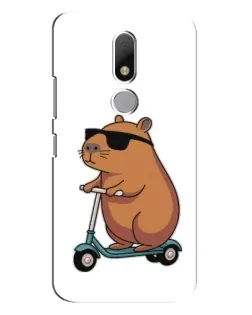 Чехол для Motorola Moto M с картинкой «Капибара на самокате» Чехол для Motorola Moto M с картинкой «Капибара на самокате»