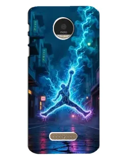 Чехол для Motorola MOTO Z Play с картинкой «Jordan Gold Jumpman»