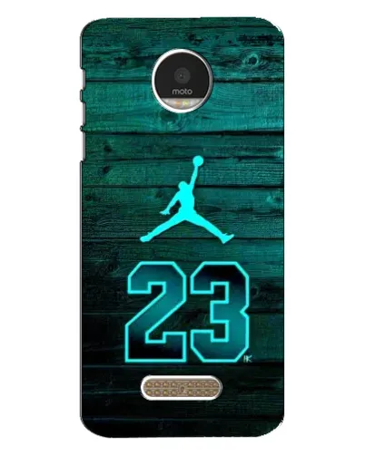 Чехол для Motorola MOTO Z Play с картинкой «Jordan Cyan 23» Чехол для Motorola MOTO Z Play с картинкой «Jordan Cyan 23»