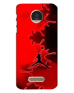 Чехол для Motorola MOTO Z Play с картинкой «Jordan Red Smoke»