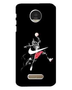 Чехол для Motorola MOTO Z Play с картинкой «Jordan Jumpman»