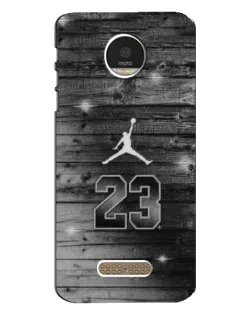 Чехол для Motorola MOTO Z Play с картинкой «Jordan Carbon 23»