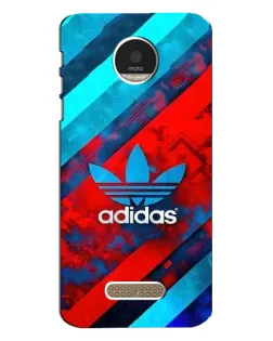 Чехол для Motorola MOTO Z Play с картинкой «Абстракция Adidas»