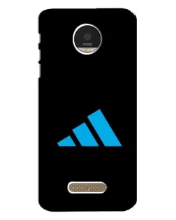 Чехол для Motorola MOTO Z Play с картинкой «Adidas Cyan Logo»
