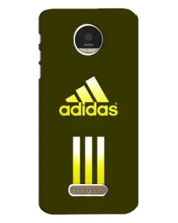 Чехол для Motorola MOTO Z Play с картинкой «Оливковый градиент Adidas»