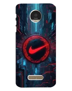 Чехол для Motorola MOTO Z Play с картинкой «Техногенный стиль Nike» Чехол для Motorola MOTO Z Play с картинкой «Техногенный стиль Nike»