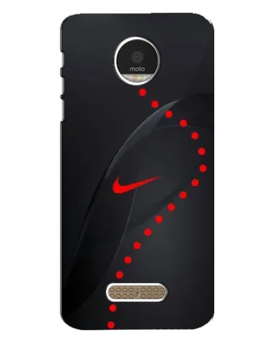 Чехол для Motorola MOTO Z Play с картинкой «Абстрактный дизайн Nike»