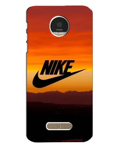 Чехол для Motorola MOTO Z Play с картинкой «Nike — вечерний горизонт»