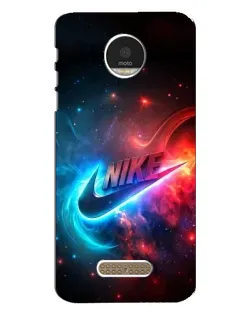 Чехол для Motorola MOTO Z Play с картинкой «Огненный логотип Nike» Чехол для Motorola MOTO Z Play с картинкой «Огненный логотип Nike»