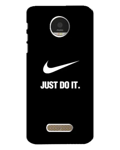 Чехол для Motorola MOTO Z Play с картинкой «Классический принт Nike»