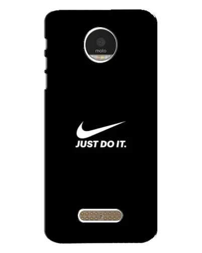 Чехол для Motorola MOTO Z Play с картинкой «Минимализм от Nike»