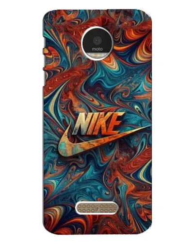 Чехол для Motorola MOTO Z Play с картинкой «Nike в абстракции»