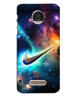Чехол для Motorola MOTO Z Play с картинкой «Космический Nike Swoosh» Чехол для Motorola MOTO Z Play с картинкой «Космический Nike Swoosh»
