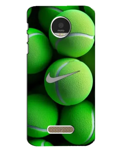 Чехол для Motorola MOTO Z Play с картинкой «Теннисные мячи Найк»