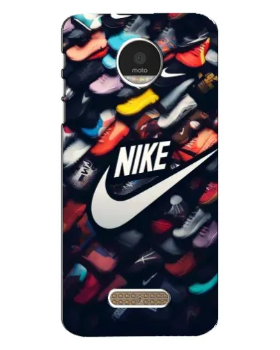 Чехол для Motorola MOTO Z Play с картинкой «Коллекция кроссовок Nike»