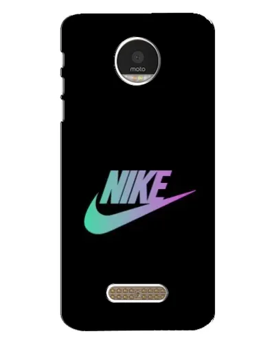 Чехол для Motorola MOTO Z Play с картинкой «Nike — городская ночь»