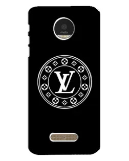 Чехол для Motorola MOTO Z Play с картинкой «LV — печать стиля»