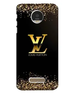 Чехол для Motorola MOTO Z Play с картинкой «LV — золотые искры»