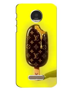 Чехол для Motorola MOTO Z Play с картинкой «Мороженое от LV»