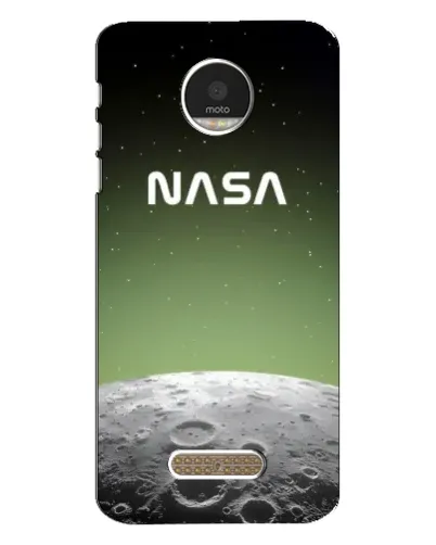 Чехол для Motorola MOTO Z Play с картинкой «NASA — лунный градиент»