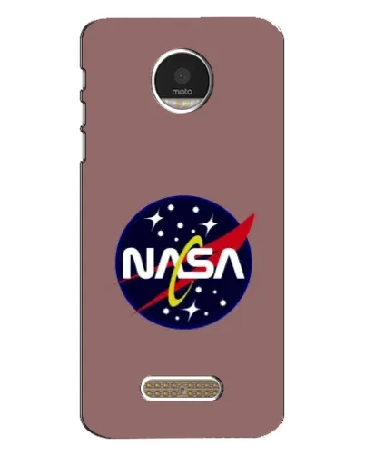 Чехол для Motorola MOTO Z Play с картинкой «NASA — ретро космос»