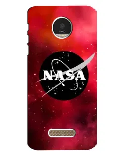 Чехол для Motorola MOTO Z Play с картинкой «NASA — красная туманность»