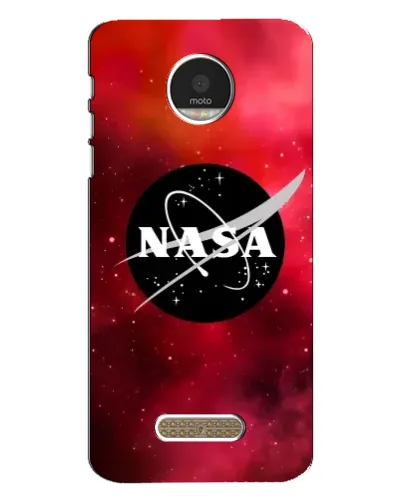 Чехол для Motorola MOTO Z Play с картинкой «NASA — красная туманность»