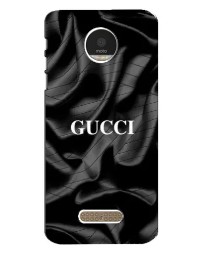 Чехол для Motorola MOTO Z Play с картинкой «Gucci — шелковые волны»