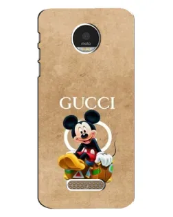 Чехол для Motorola MOTO Z Play с картинкой «Микки Маус Gucci — крафт» Чехол для Motorola MOTO Z Play с картинкой «Микки Маус Gucci — крафт»