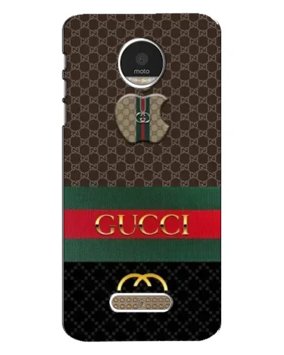 Чехол для Motorola MOTO Z Play с картинкой «Gucci — брендированный десерт»