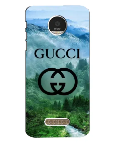 Чехол для Motorola MOTO Z Play с картинкой «Gucci — горный пейзаж»