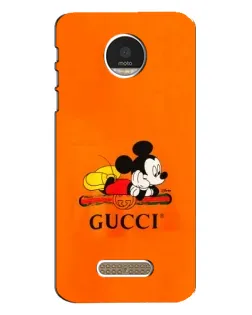 Чехол для Motorola MOTO Z Play с картинкой «Микки Маус Gucci — оранж» Чехол для Motorola MOTO Z Play с картинкой «Микки Маус Gucci — оранж»