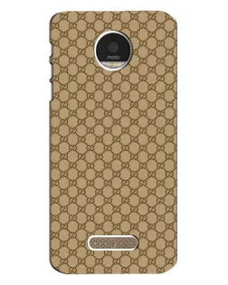 Чехол для Motorola MOTO Z Play с картинкой «Gucci — классический беж» Чехол для Motorola MOTO Z Play с картинкой «Gucci — классический беж»