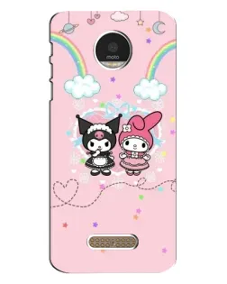 Чехол для Motorola MOTO Z Play с картинкой «My Melody и Kuromi»